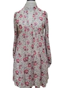 Nasty Gal V Neck Floral Chiffon Mini Dress Size 6